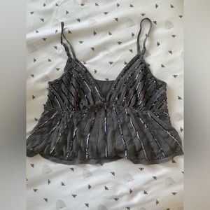 Beaded tank top